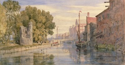 The River at Carrow with the Devil